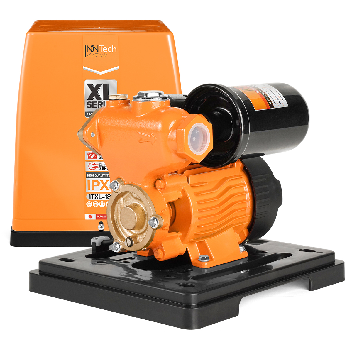 ปั๊มน้ำอัตโนมัติ INNTECH รุ่น ITXL-180 XL SERIES 850W ฝาครอบสีส้ม_0